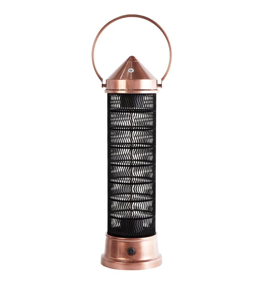 Riscaldatore a infrarossi da patio a piantana LLAIMA 1800 W Rame