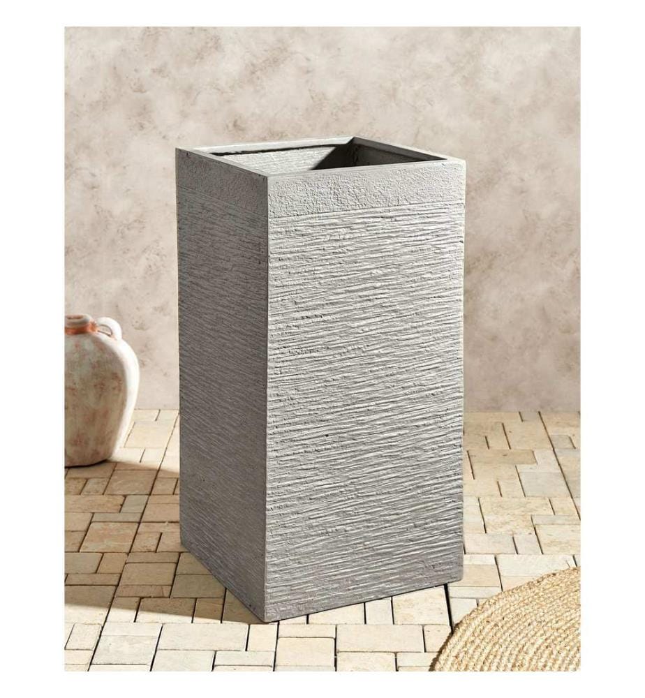 Cache-pot DION 40 cm Gris clair
