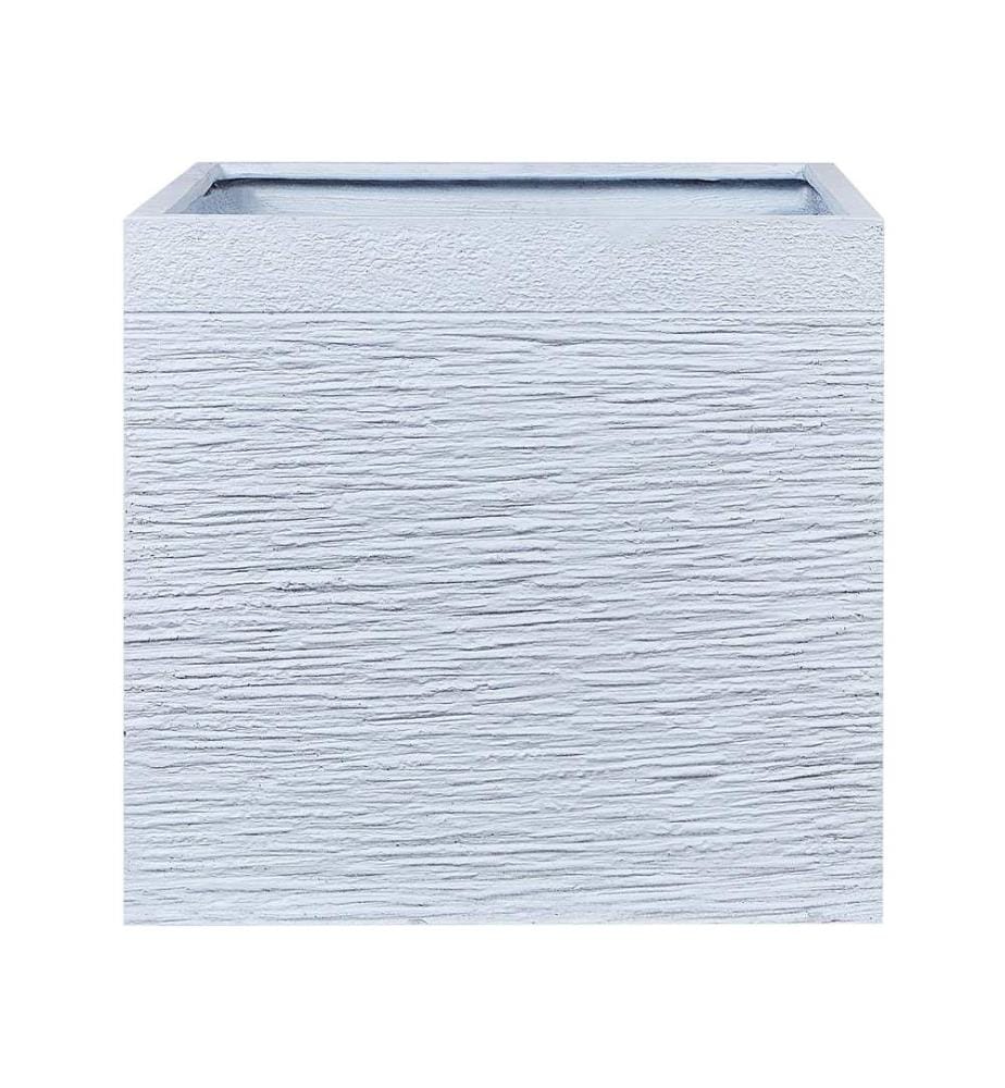Blumenkübel PAROS 50 cm Weiss