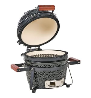 Mini barbecue au charbon de bois KAMADO Céramique Noir