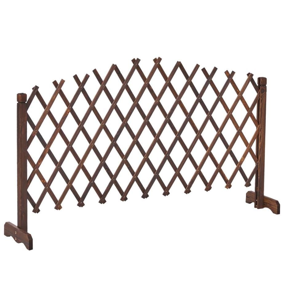Pergola da giardino PAVAROLO Estensibile Marrone scuro