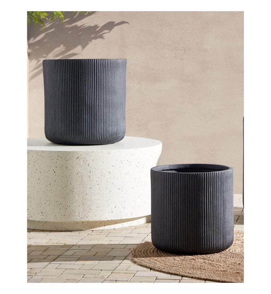 Cache-pot OREOI 45 cm Gris graphite