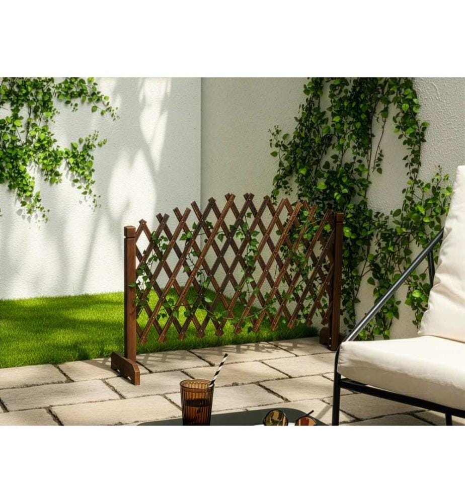 Treillis de jardin PAVAROLO Extensible Marron foncé