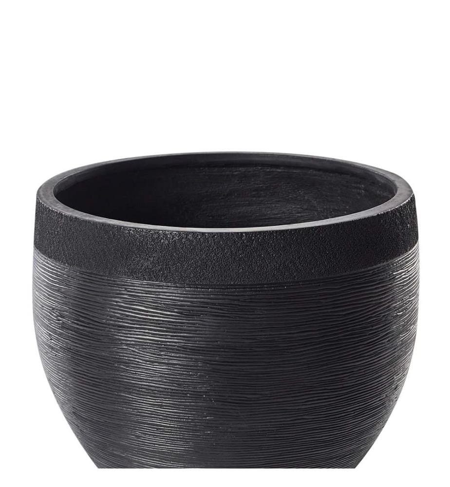 Blumenkübel ZAKROS 50 cm Schwarz