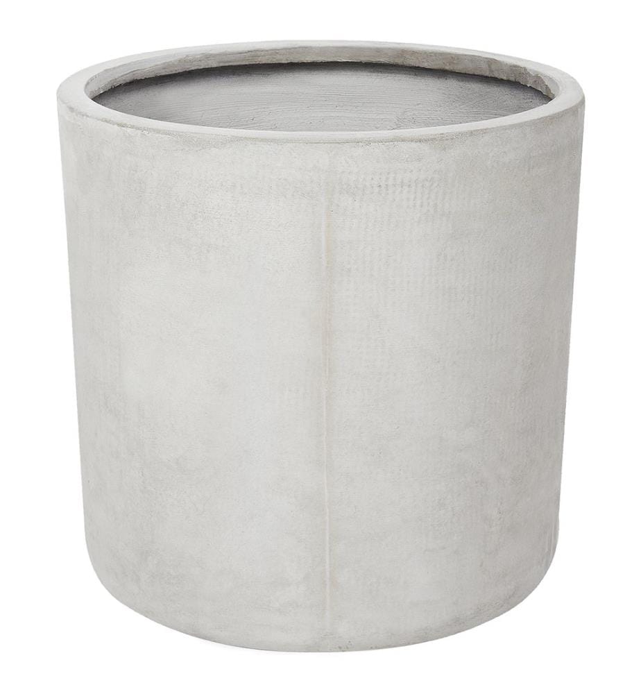 Blumenkübel MESSENE 41 cm Hellgrau