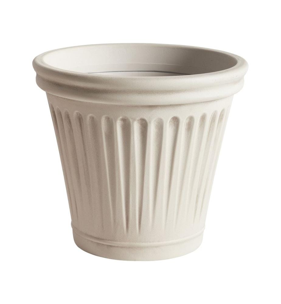 Vaso per piante MAIZE 43 cm Beige chiaro