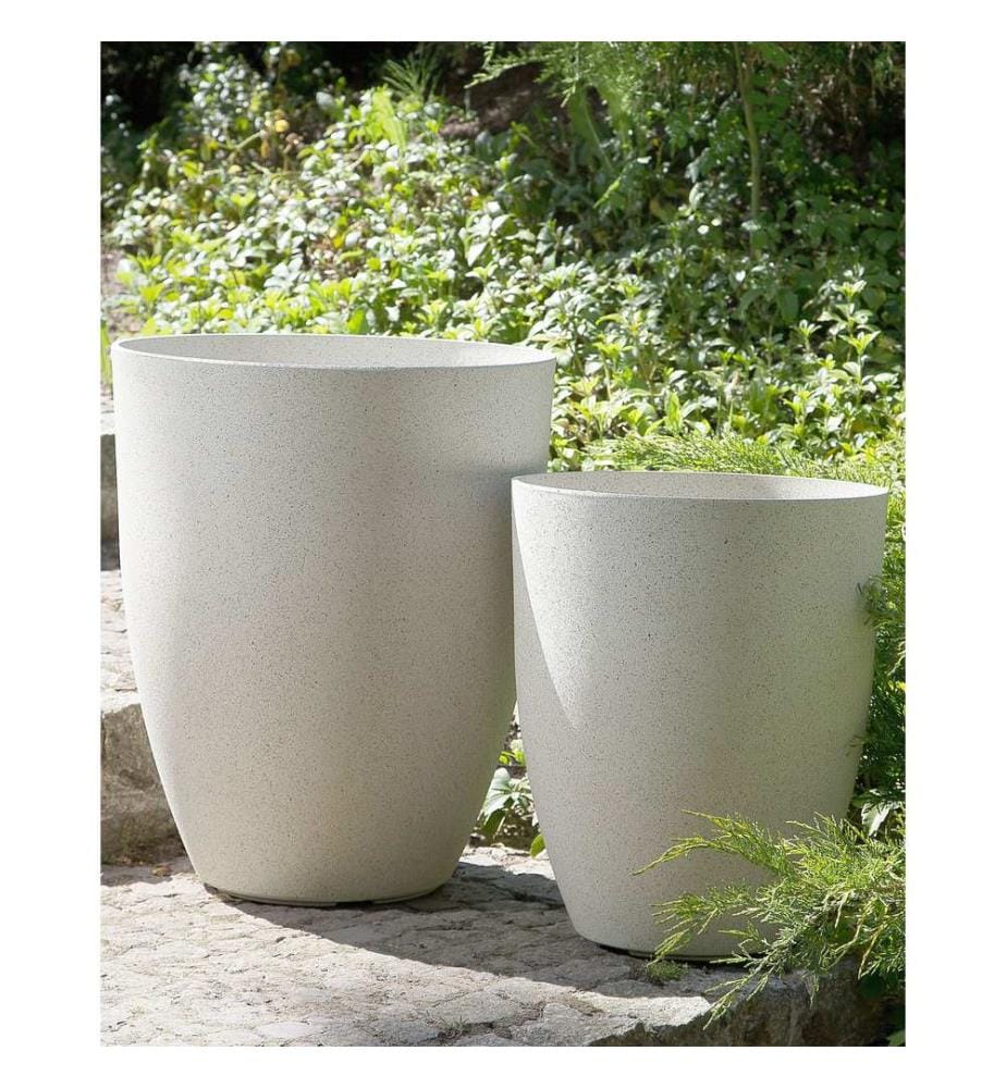 Cache-pot CROTON 35 cm Blanc cassé