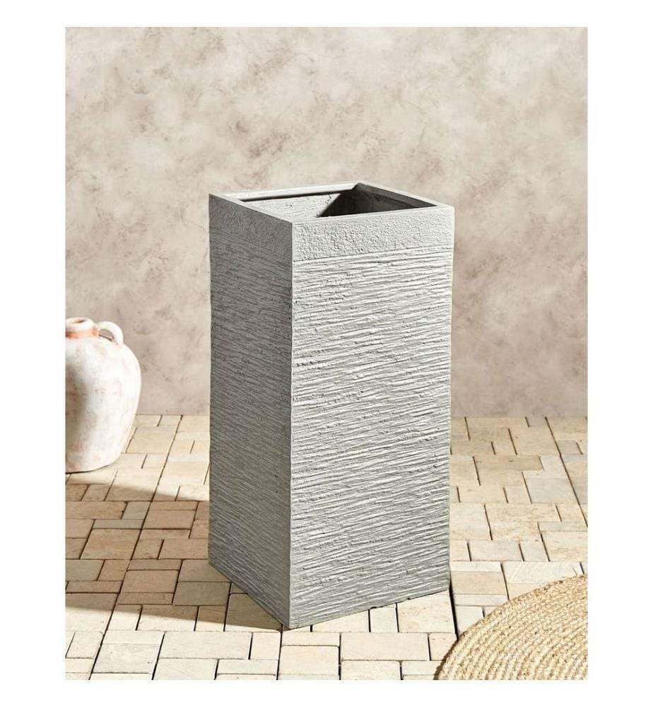 Blumenkübel DION 33 cm Hellgrau