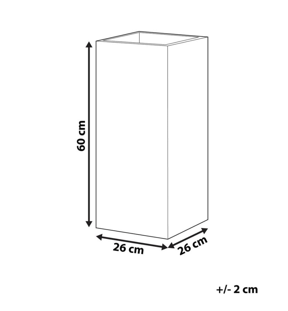 Cache-pot DION 26 cm Noir