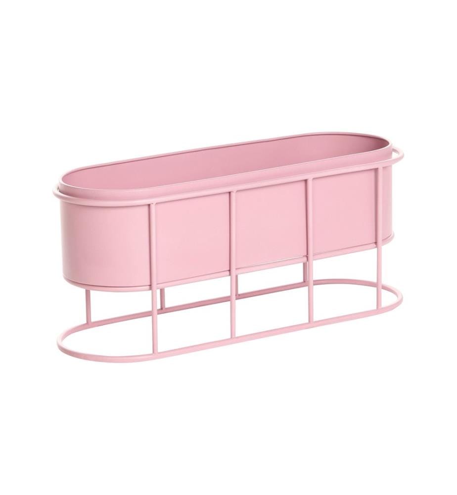 Cache-pot sur pied SUMIRE Métal 64 cm Rose