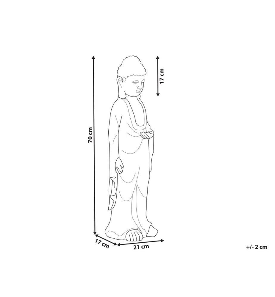 Gartenfigur THOIRY Grau