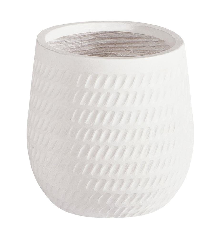 Blumenkübel LIVADIA 19 cm Cremeweiss