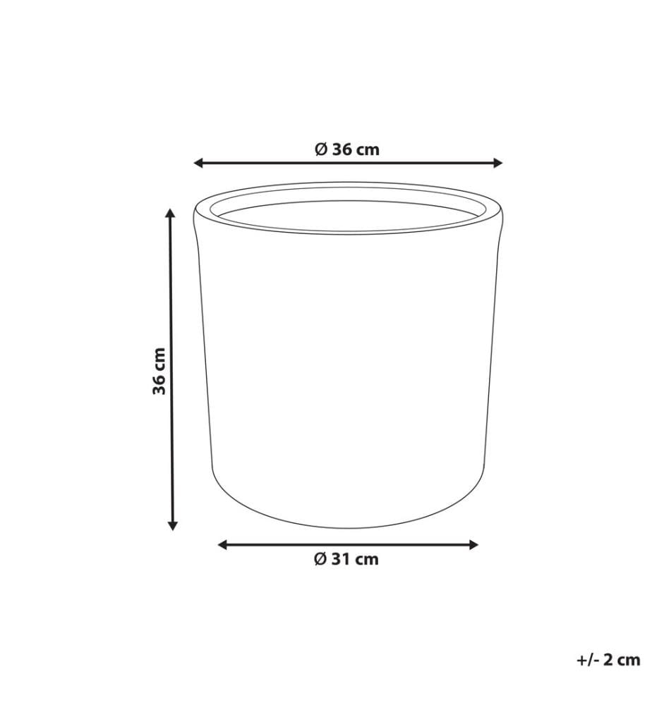 Cache-pot VOULA 36 cm Marron doré