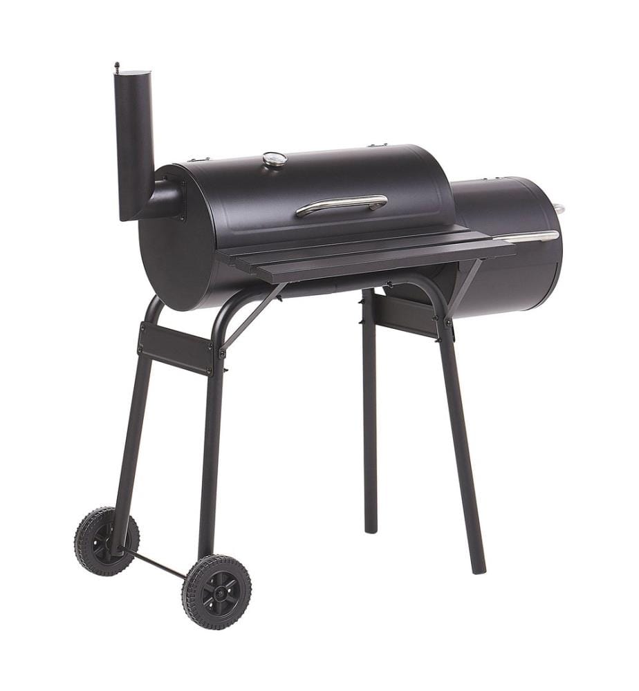 Barbecue a carbonella KATLA con affumicatore Metallo Nero