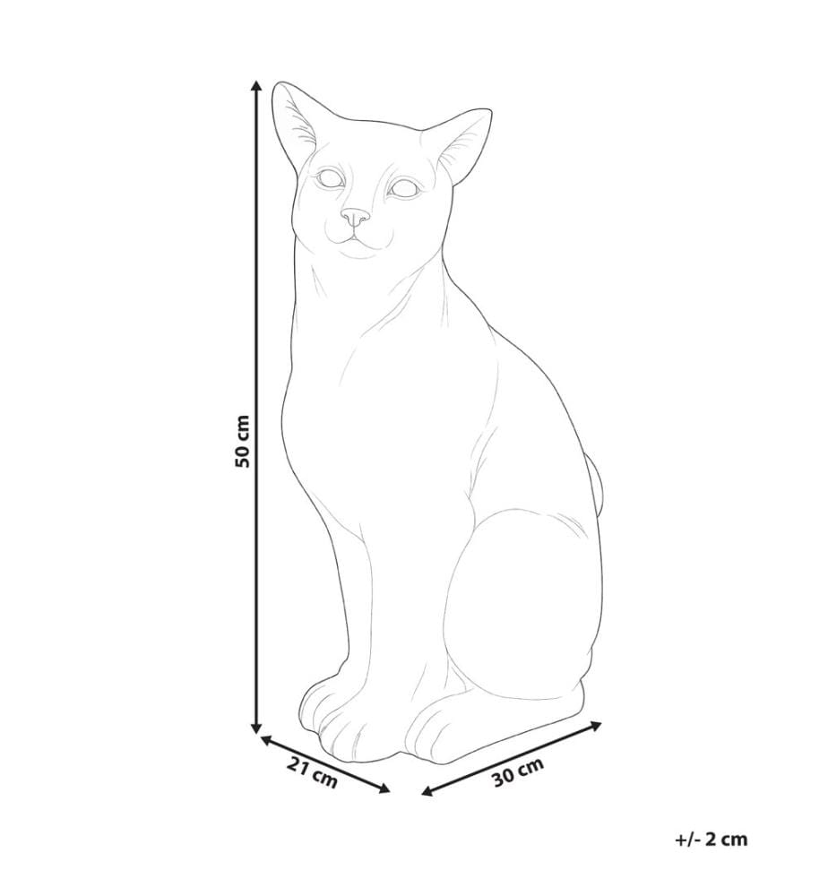 Statue de jardin OFFIDA Chat Beige