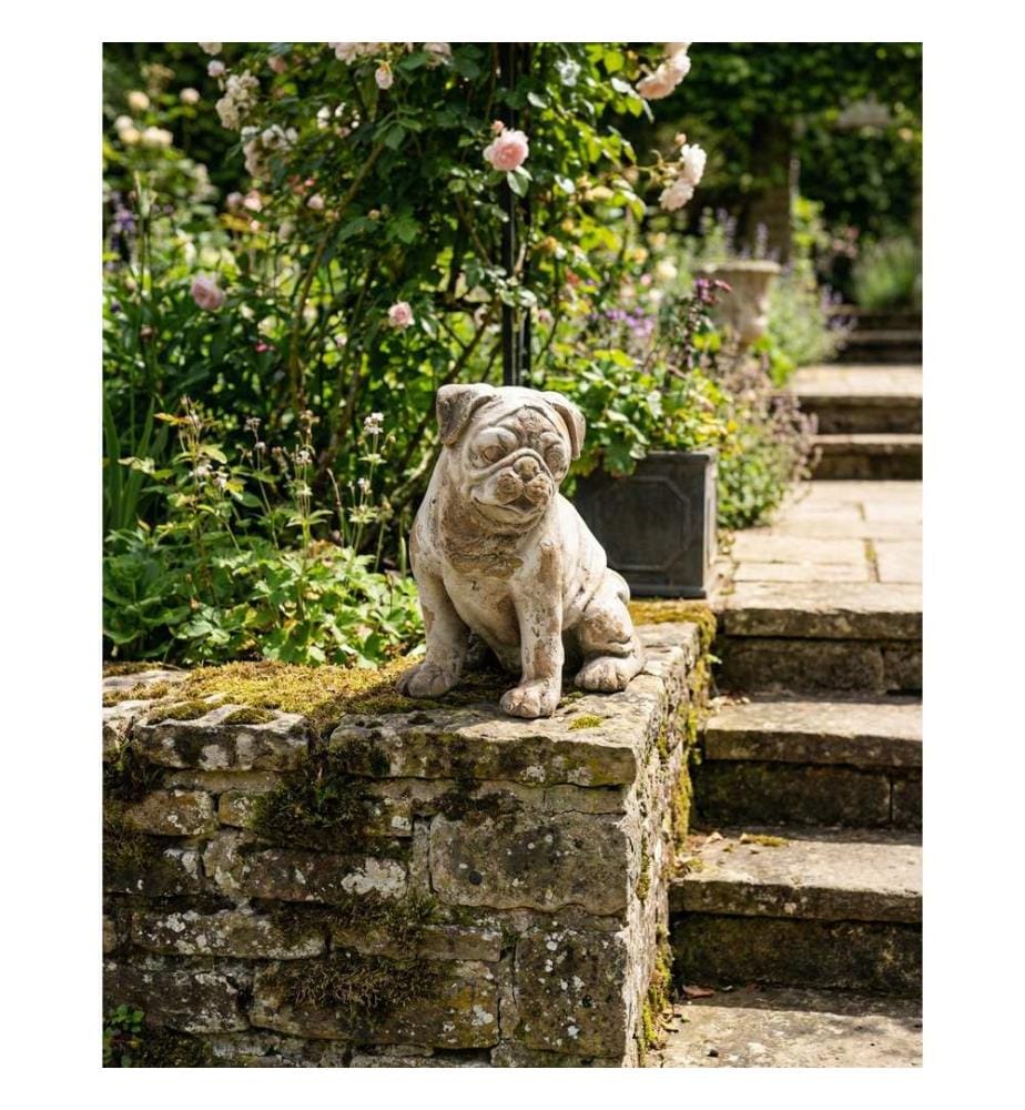 Statua da giardino SARNANO Cane Beige