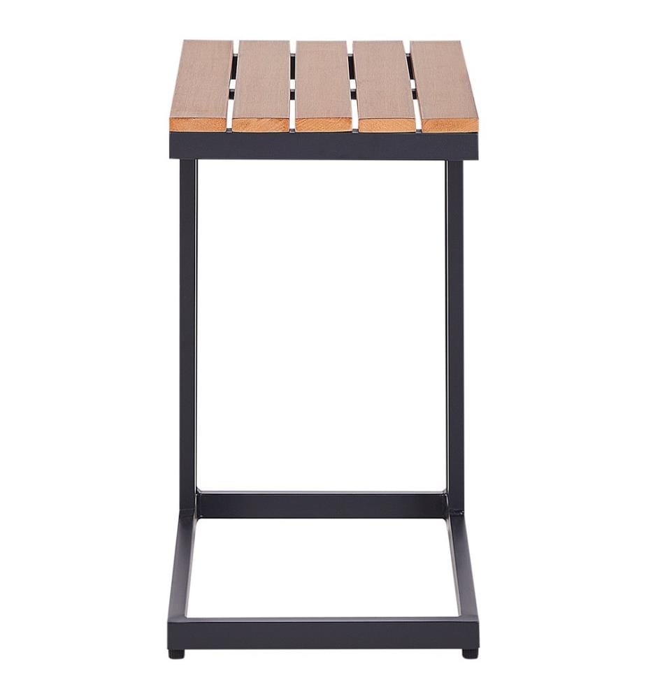 Table d'appoint pour le jardin MESSINA 60 cm 35 cm Noir
