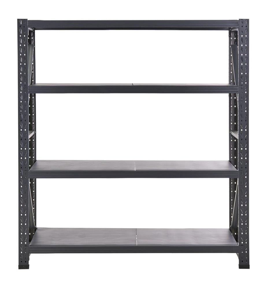 Étagères de garage FIUGGI Métal 200 cm 60 cm Noir
