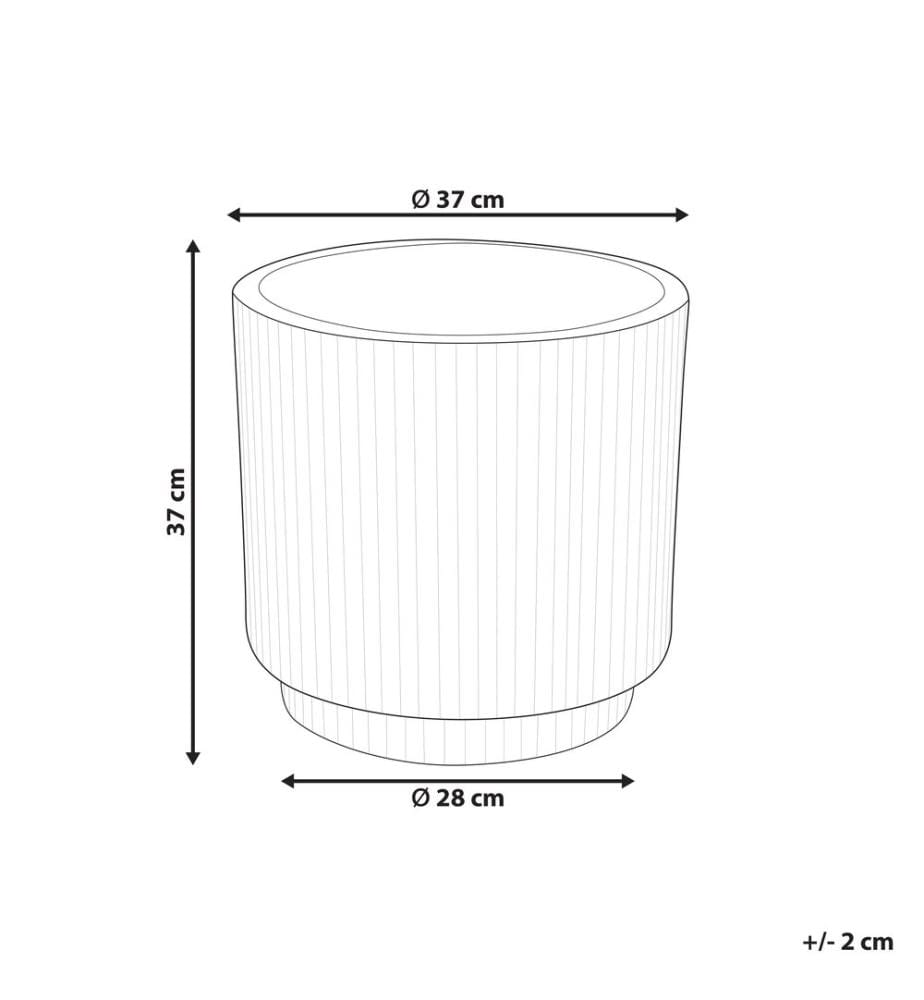Cache-pot DARIA 37 cm Marron