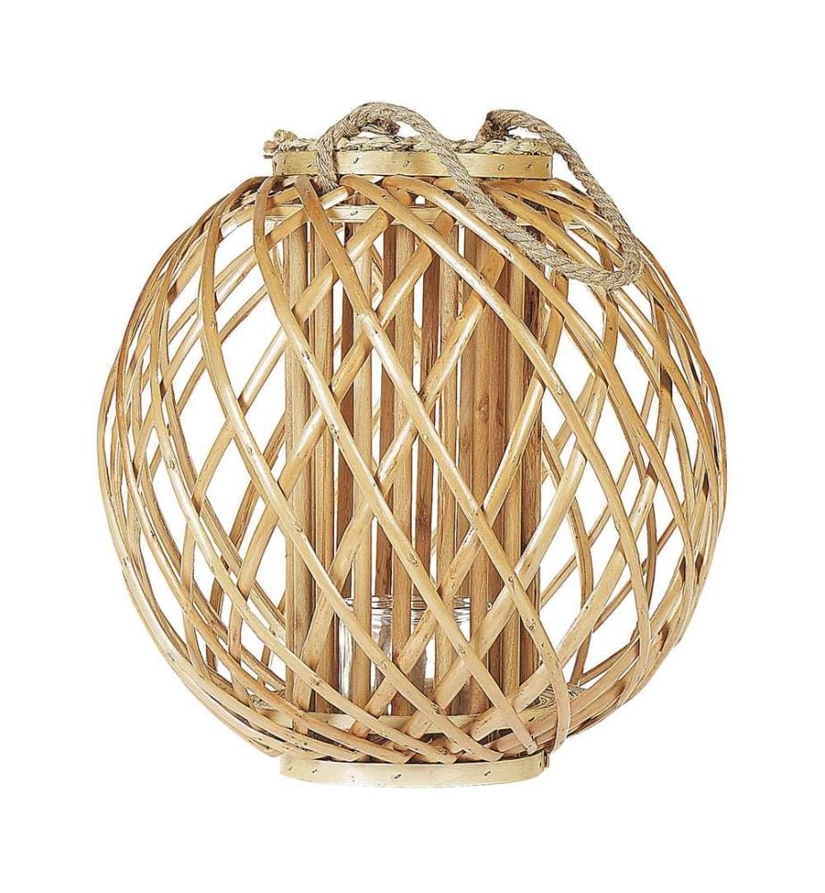 Lanterne SAMOA Bois de saule 41 cm Naturel