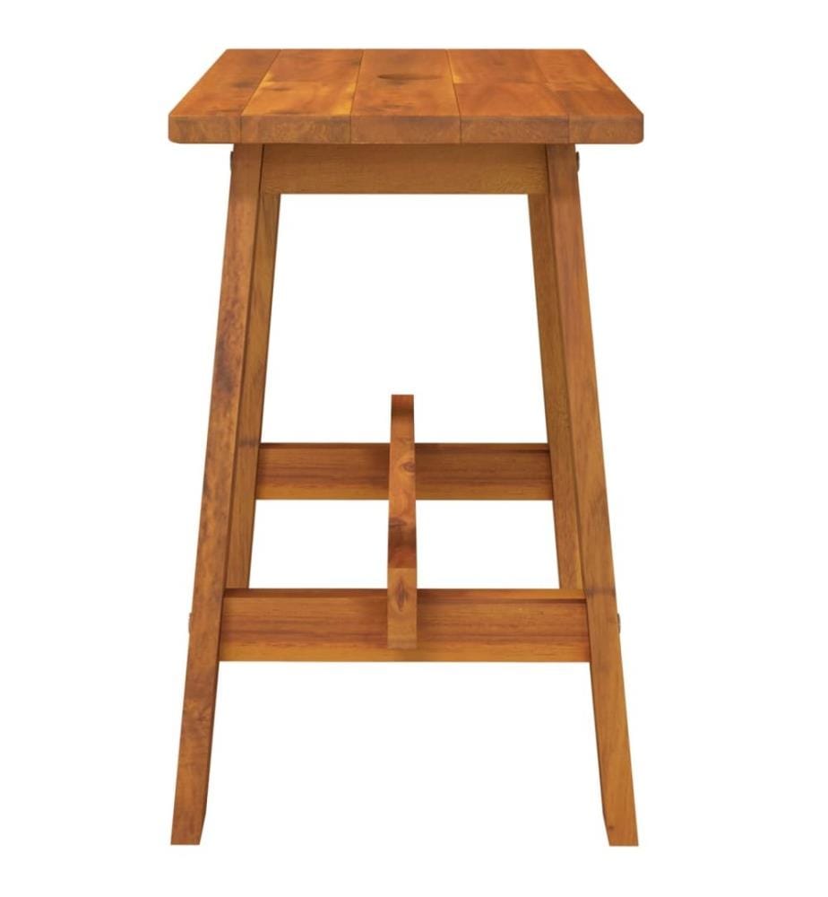 Tabouret 45x29x45 cm Rectangulaire Bois d'acacia solide