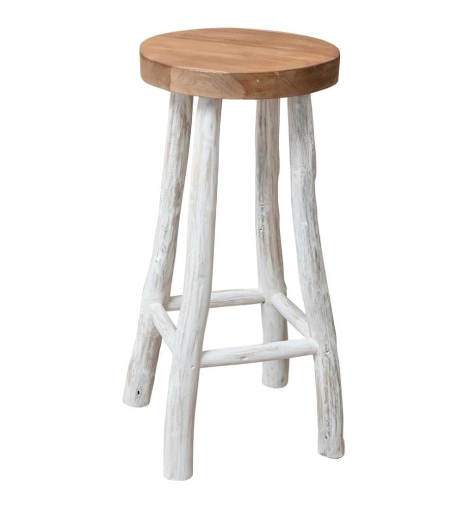 Barhocker Teak Massivholz