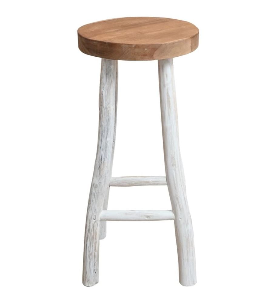Barhocker Teak Massivholz