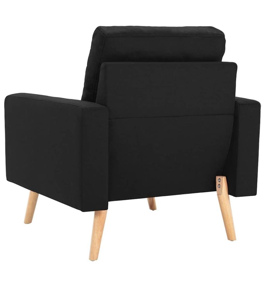 Sessel Schwarz Stoff