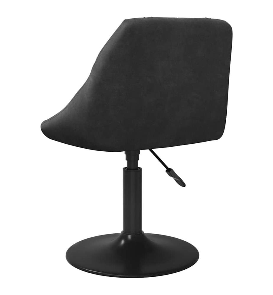 Esszimmerstuhl Schwarz Samt