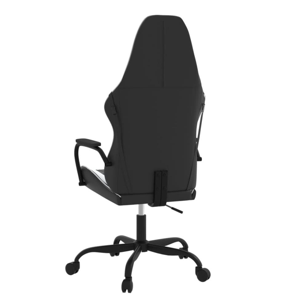 Chaise de jeu Noir et blanc Similicuir