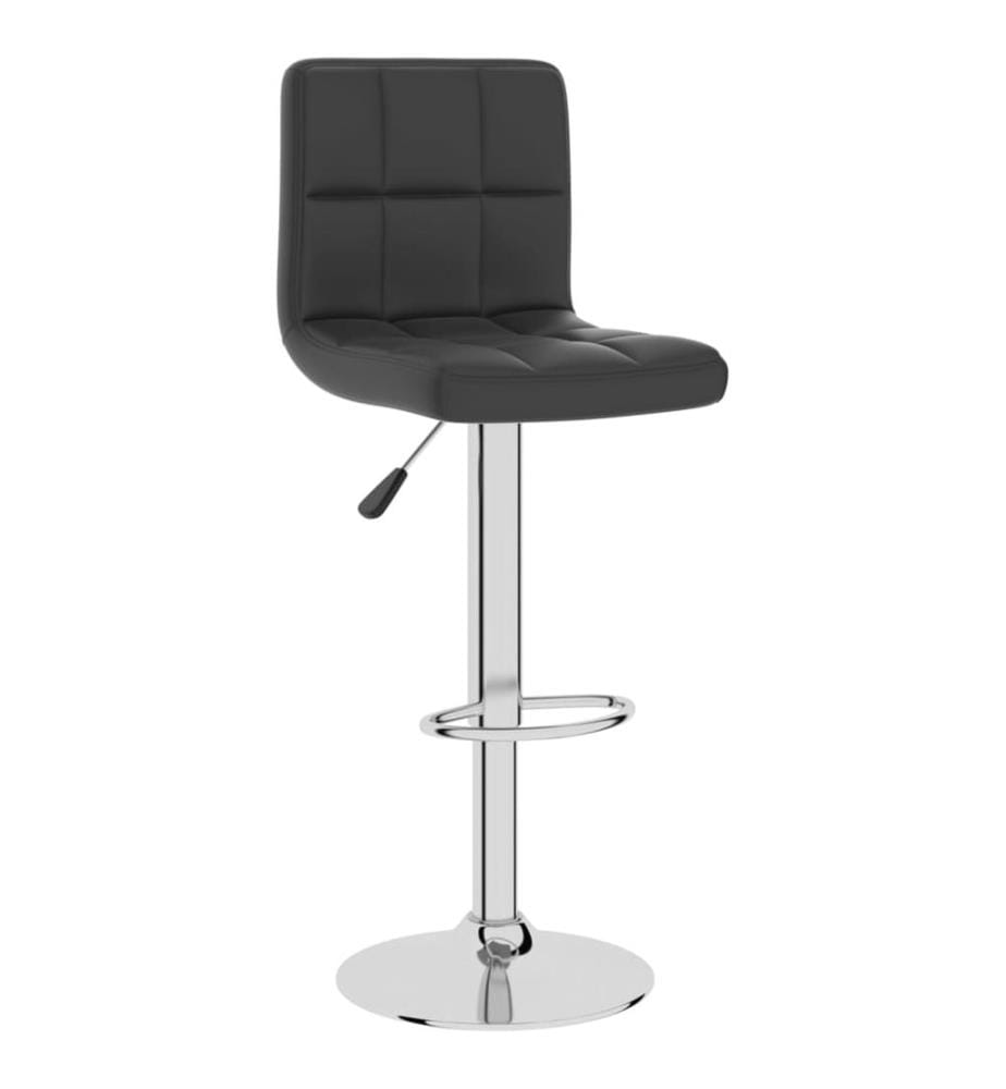 Barhocker Schwarz Kunstleder