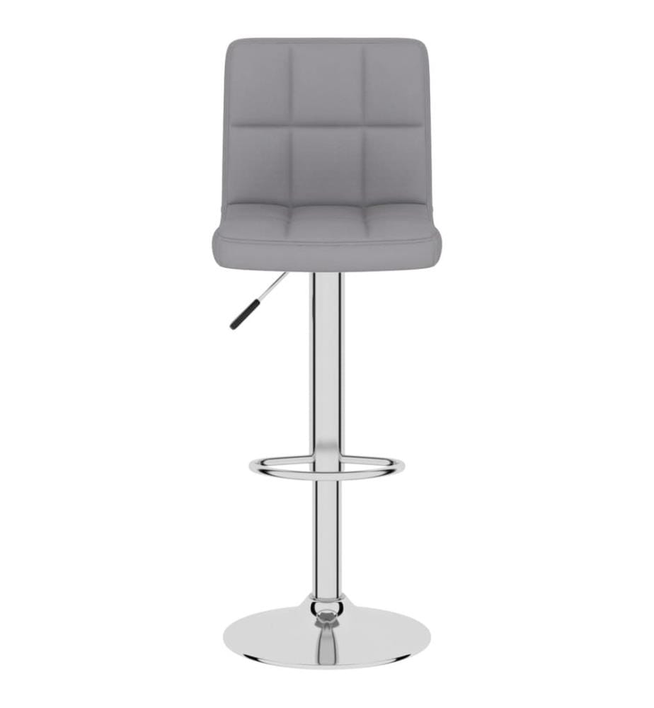 Barhocker 2 Stk. Hellgrau Stoff