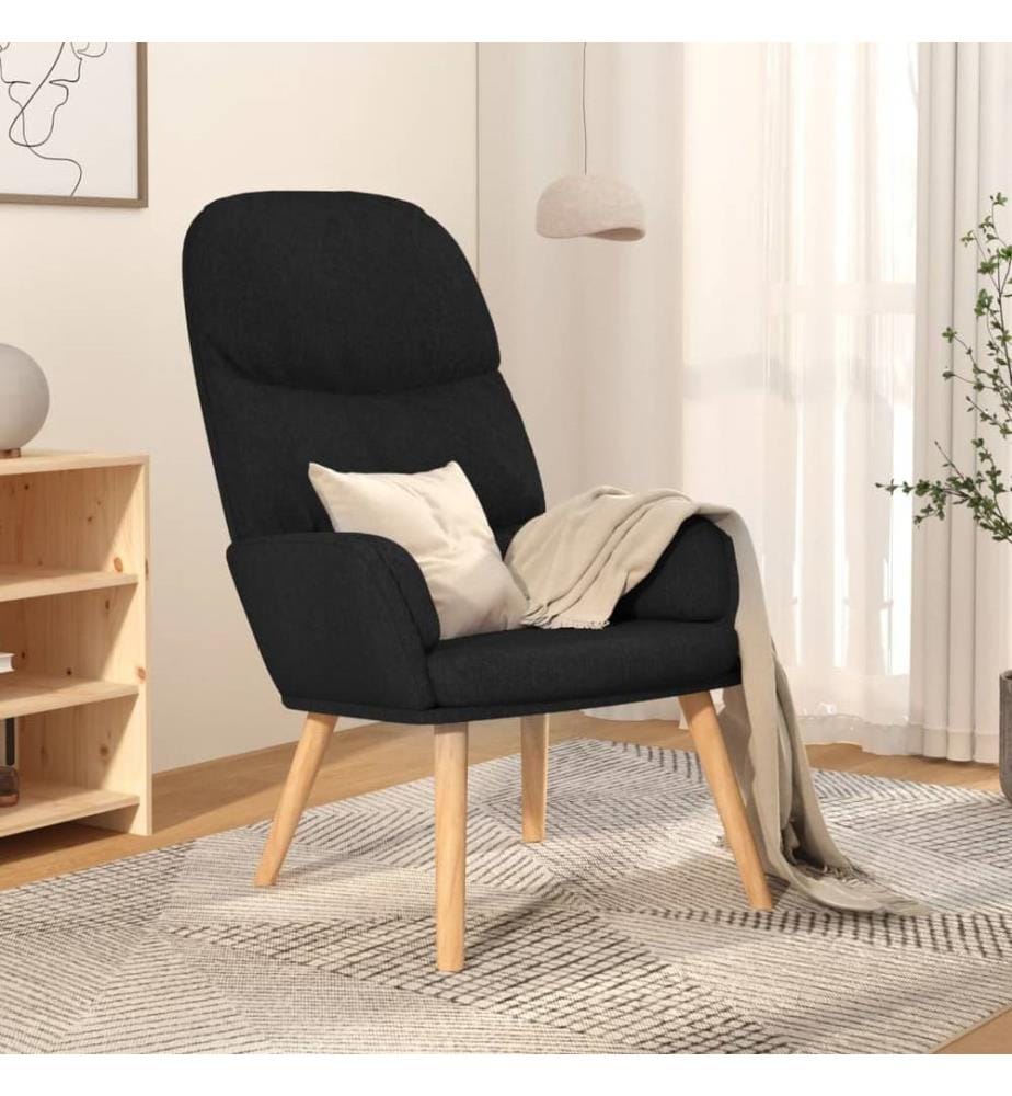 Relaxsessel Schwarz Stoff