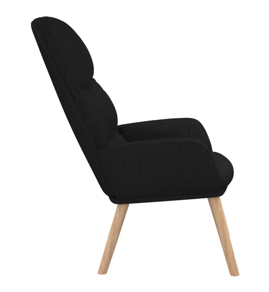 Relaxsessel Schwarz Stoff