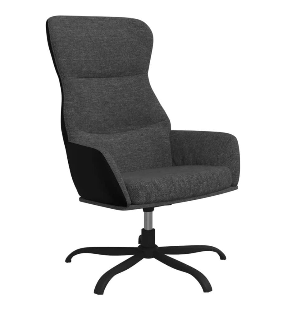 Relaxsessel Dunkelgrau Stoff