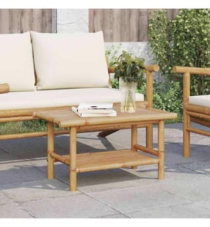 Couchtisch 70x40x35 cm Bambus