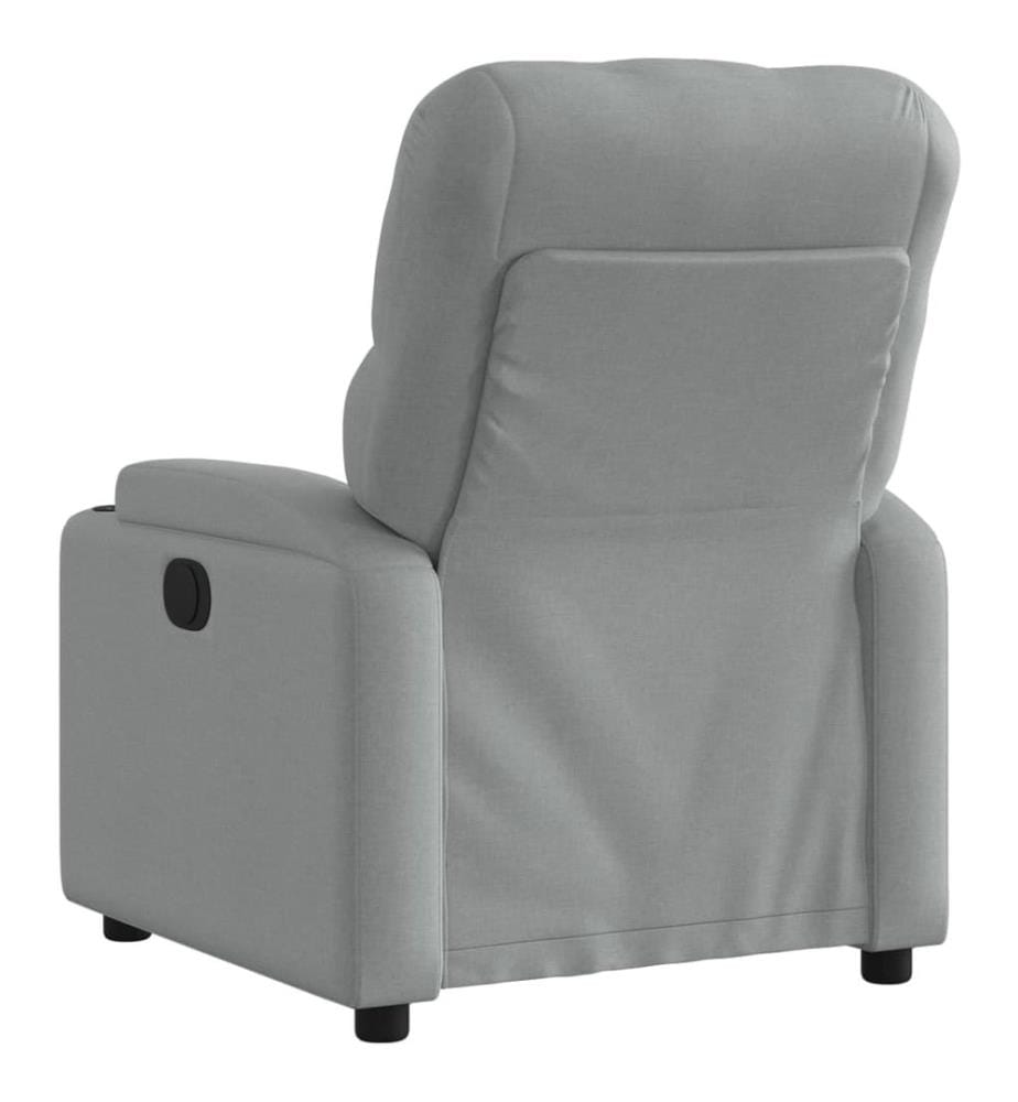 Relaxsessel Hellgrau Stoff