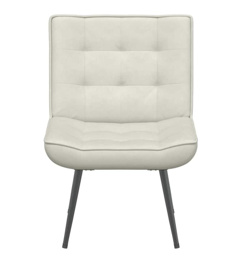 Relaxsessel Creme 64x74x84 cm Samt