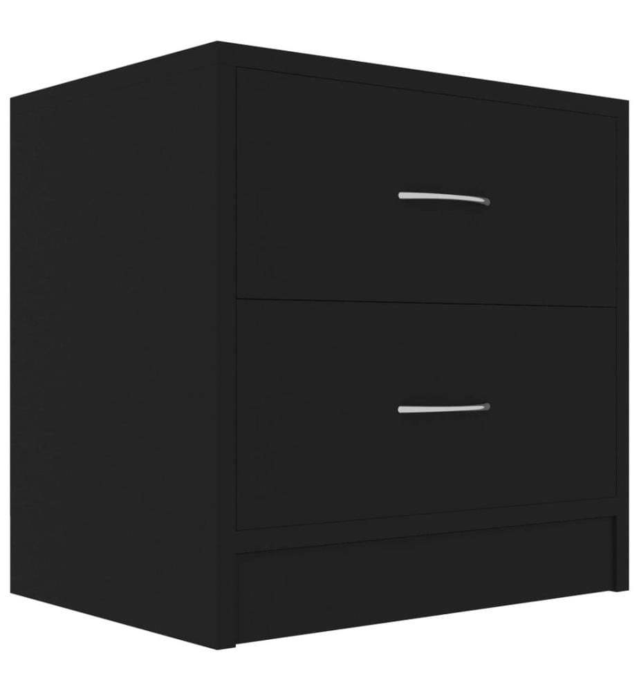 Nachttisch Schwarz 40x30x40 cm Holzwerkstoff