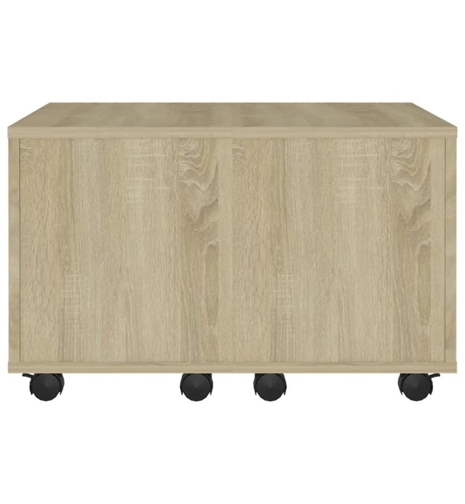 Couchtisch Sonoma-Eiche 60x60x38 cm Holzwerkstoff