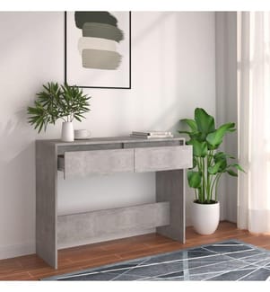 Konsolentisch Betongrau 100x35x76,5 cm Holzwerkstoff