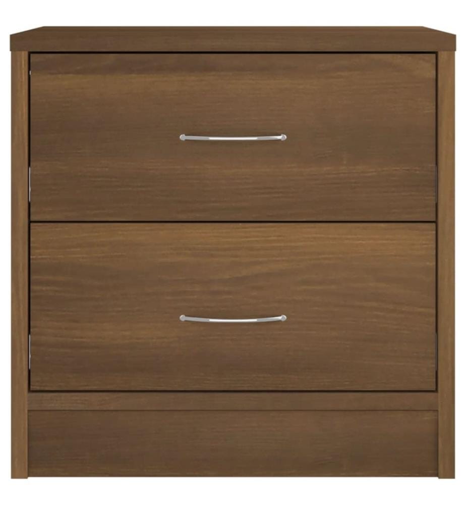 Nachttisch Braun Eichen-Optik 40x30x40 cm Holzwerkstoff