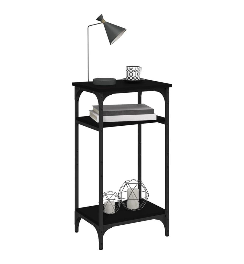 Table d'appoint Noir 40x30x75 cm Bois d'ingénierie