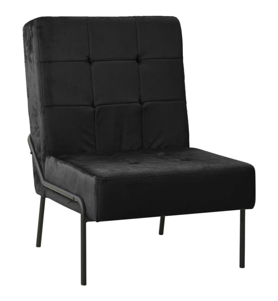 Relaxstuhl 65x79x87 cm Schwarz Samt