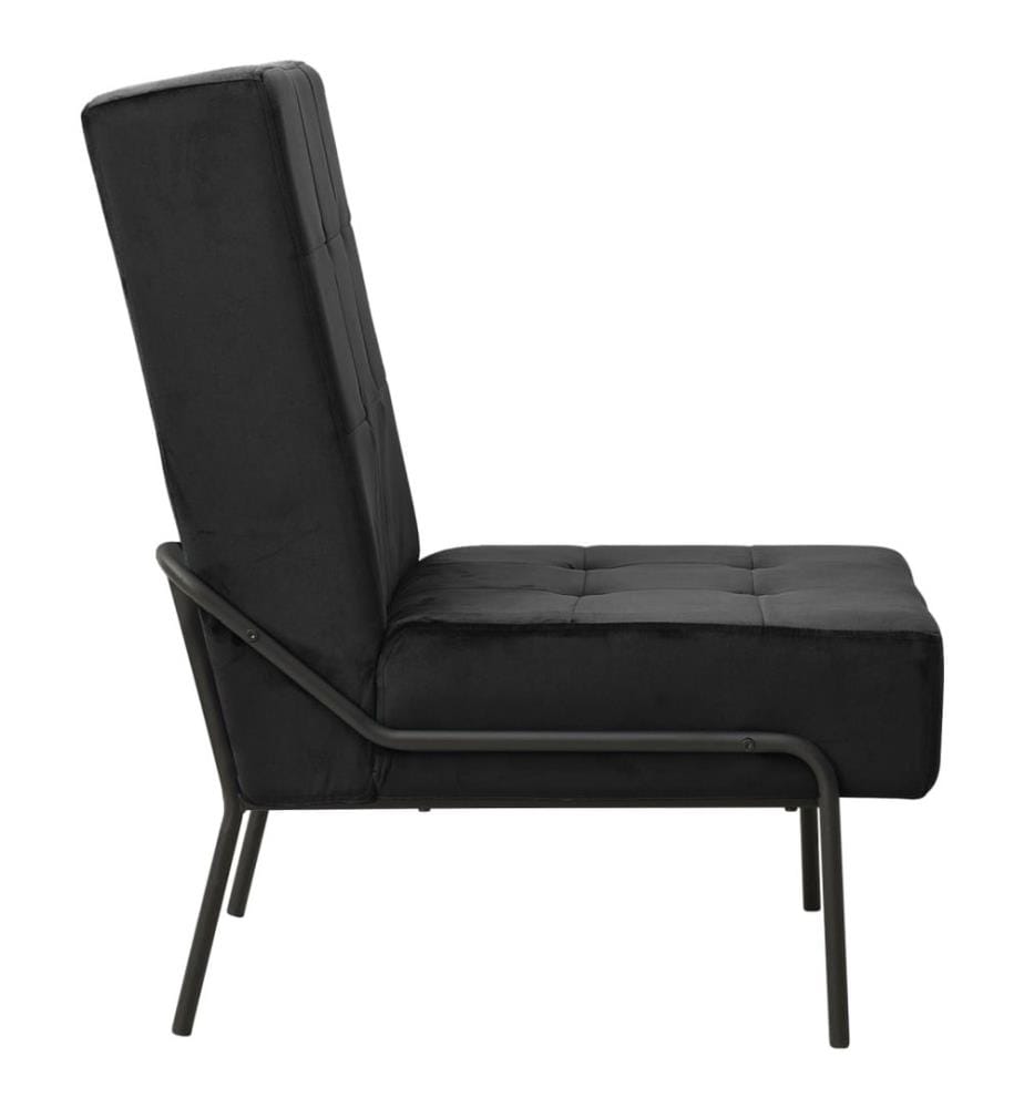 Relaxstuhl 65x79x87 cm Schwarz Samt