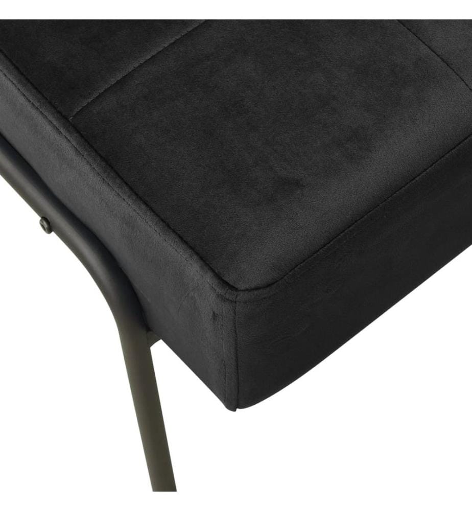 Relaxstuhl 65x79x87 cm Schwarz Samt