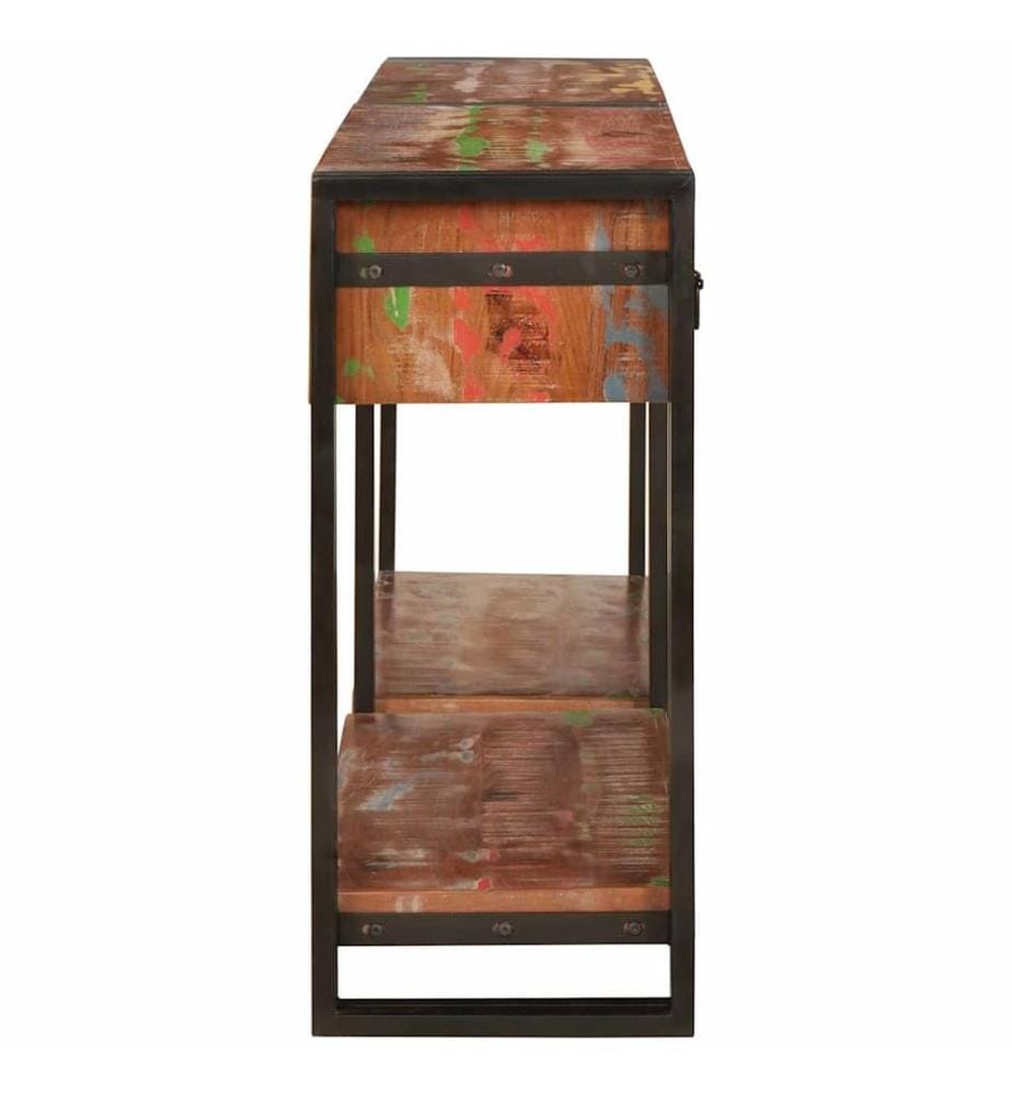 Konsolen-Tische mit Regal 2 pcs Mehrfarbig 161 x 33 x 75 cm