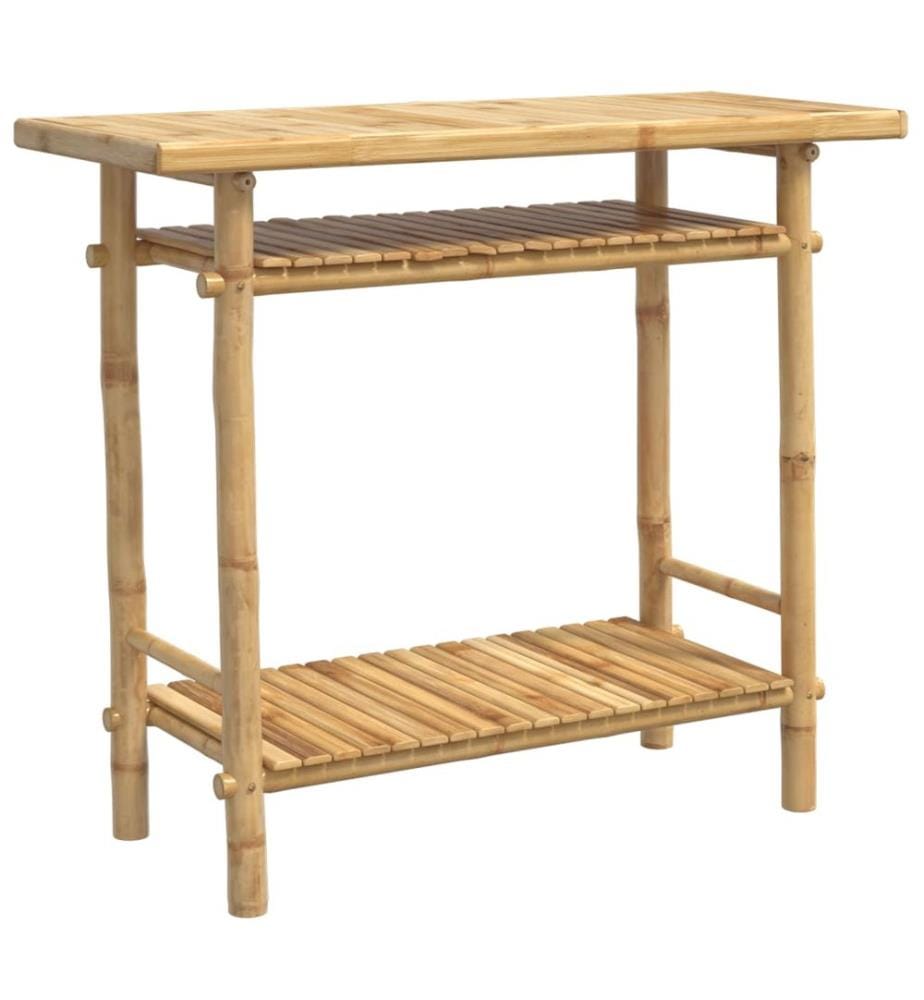 Table console 90x37x75 cm bambou
