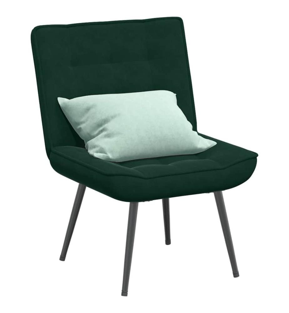 Relaxsessel Dunkelgrün 64x74x84 cm Samt