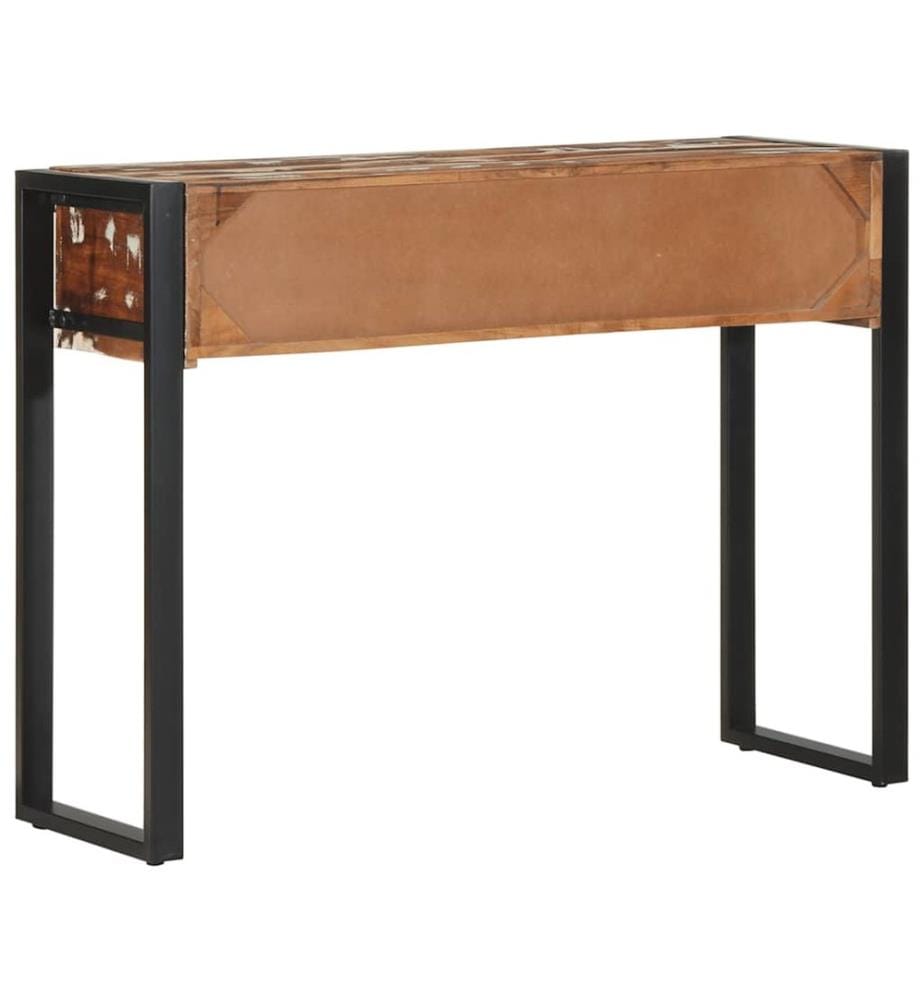 Konsolentisch Mehrfarbig 100x35x75 cm Massivholz Altholz